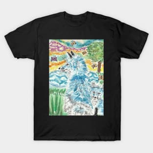 Blue fox butterflies T-Shirt